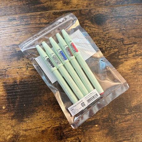 CDT Pentel Brush Pens Five Pack