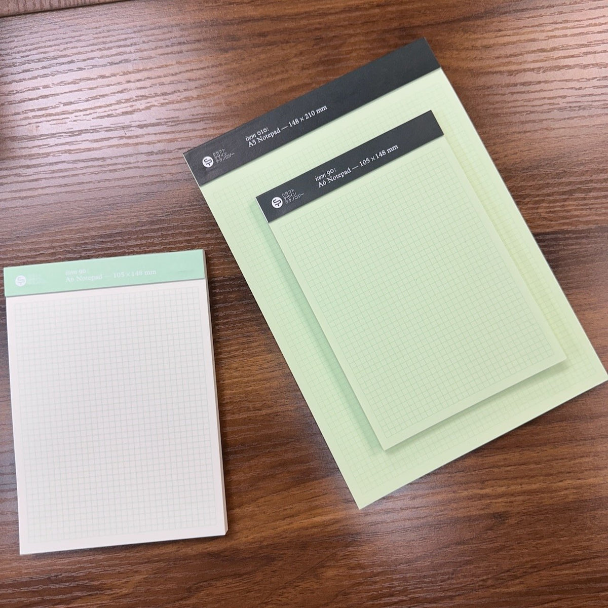 Craft Design Technology Notepads A5 and A6 Compared in two sizes