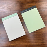 Craft Design Technology Notepads A6 on Table Mint and Cream