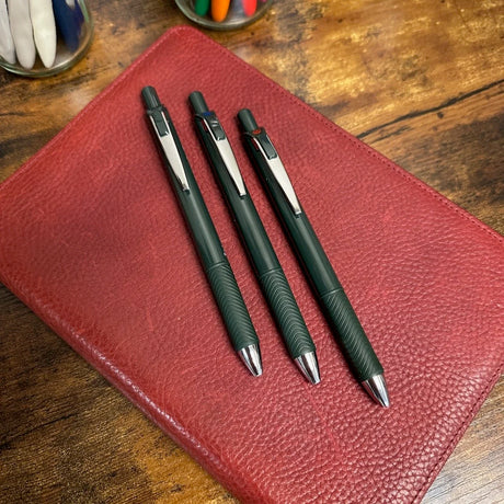 Pentel Energel Black, Blue, and Red