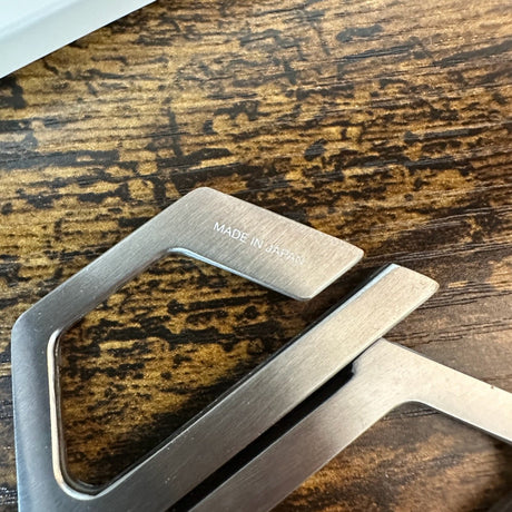 Craft Design Technology Scissors Silver Scissors with Packaging made in Japan engraving