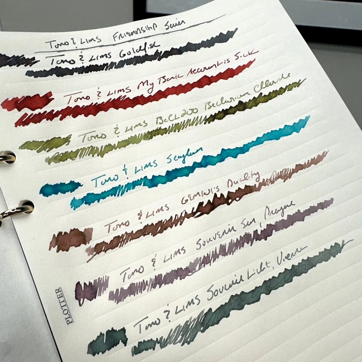 Tono & Lims Friendship Line Inks Writing Samples