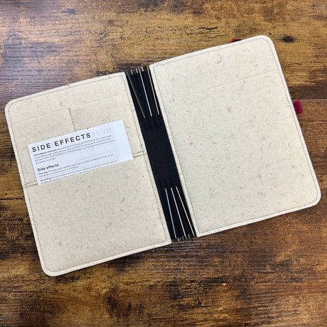 Roterfaden Taschenbegleiter LTD_036 A5 with White Suede Interior