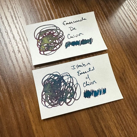 Herbin Fountain Pen Ink / Encres 1670 and 1798 (Shimmer Inks)