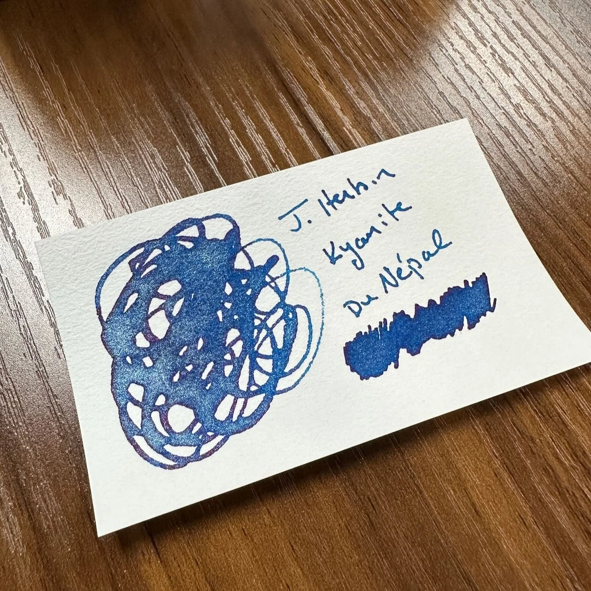Herbin Fountain Pen Ink / Encres 1670 and 1798 (Shimmer Inks)