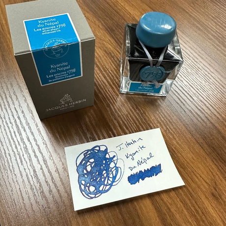 Herbin Fountain Pen Ink / Encres 1670 and 1798 (Shimmer Inks)