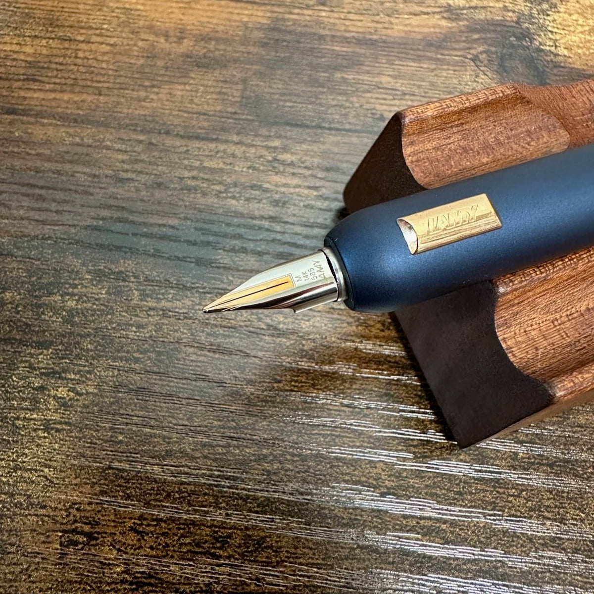 Lamy Dialog CC Fountain Pen Navy Blue Rose Gold