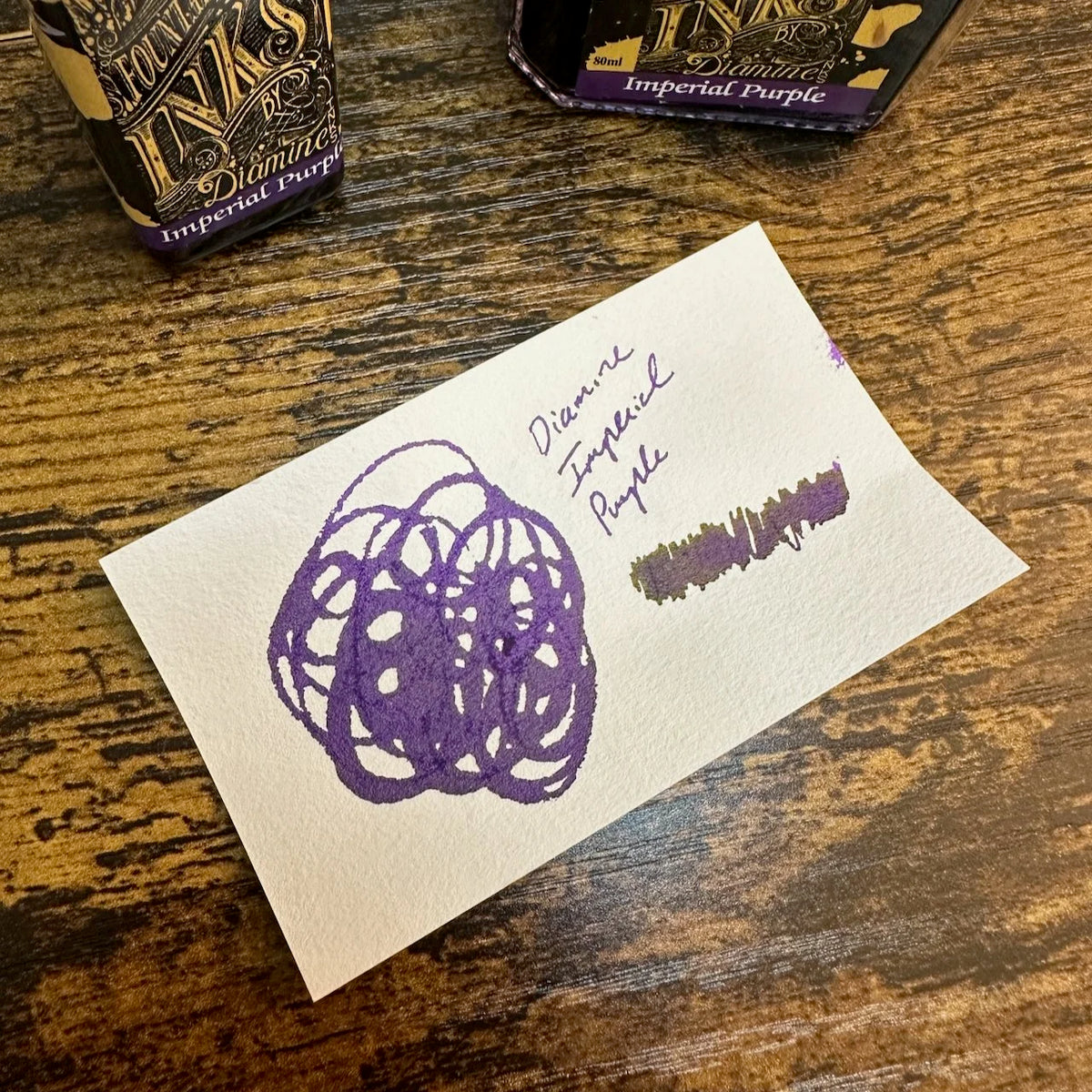 Diamine Imperial Purple Swatch