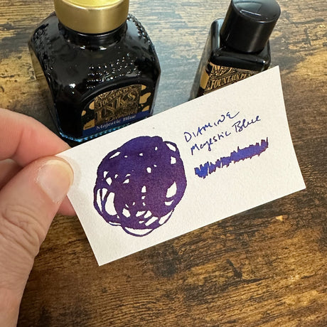 Diamine Majestic Blue Swatch