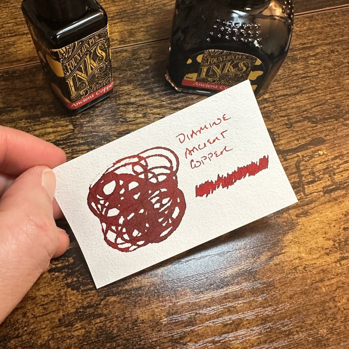 Diamine Ancient Copper Swatch