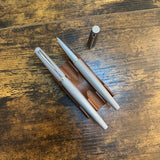 Diplomat Viper Fountain Pen Silver Uncapped