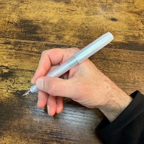 Kaweco Perkeo Fountain Pens Iridescent Pearl In-Hand