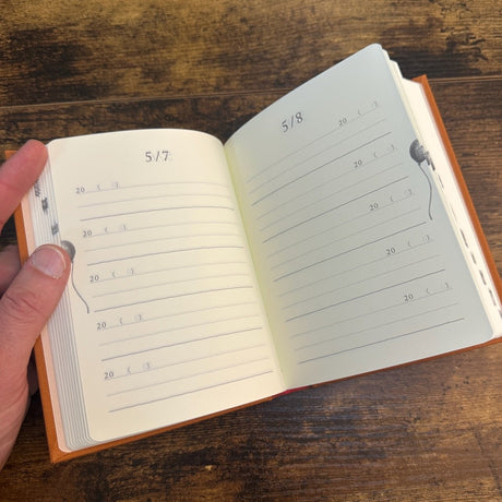 Midori 5-Year Diary Mini Interior Layout