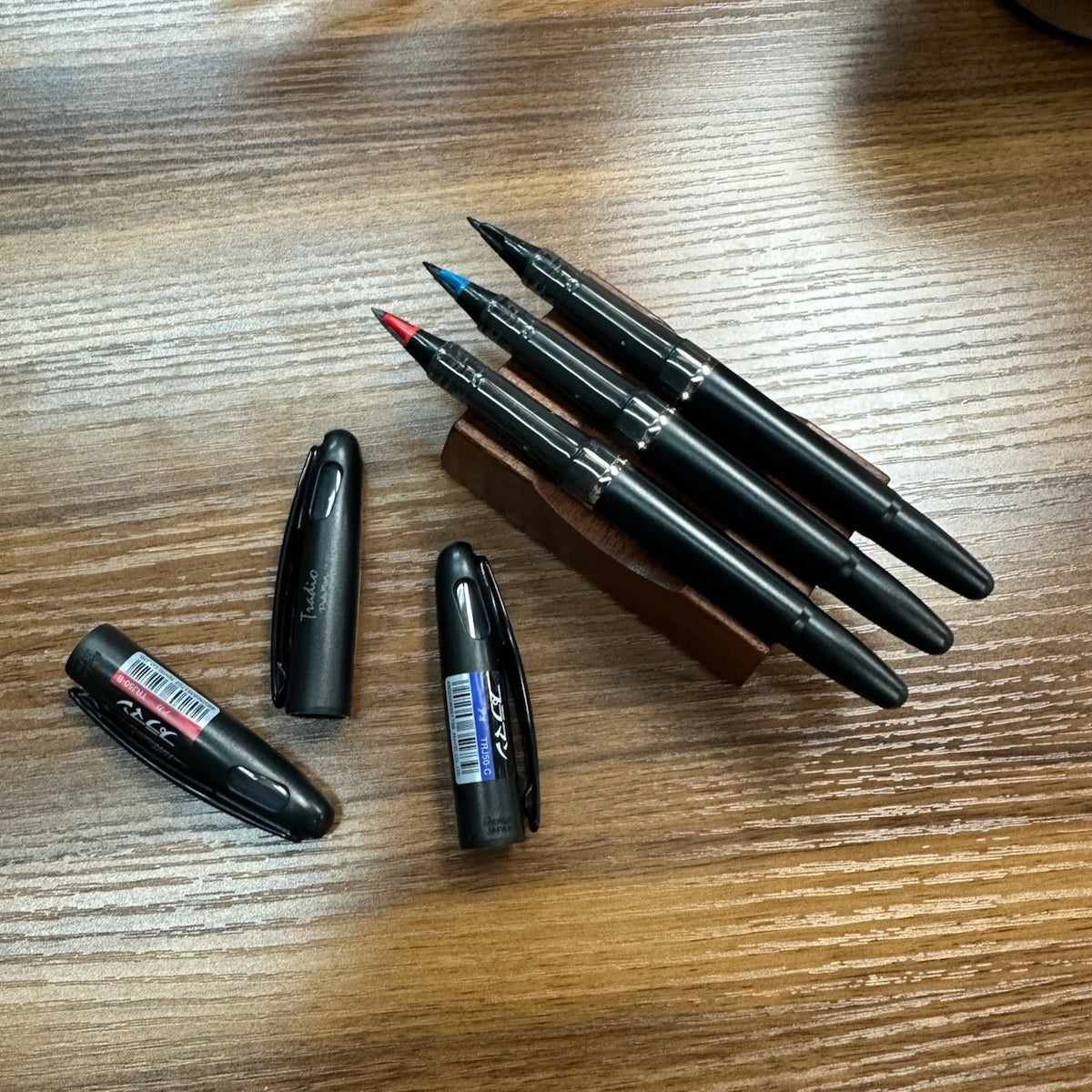 Pentel Tradio and PulaMan Plastic Fountain Pens