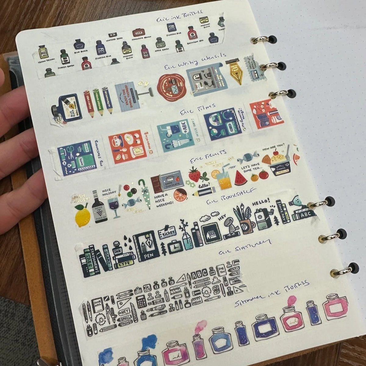 Papier Platz Washi Tapes (Eric Small Things Collaboration)