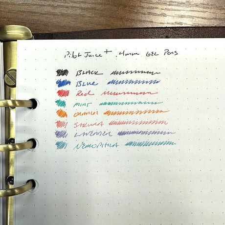 Pilot Juice Plus Gel Pens Writing Samples Part II