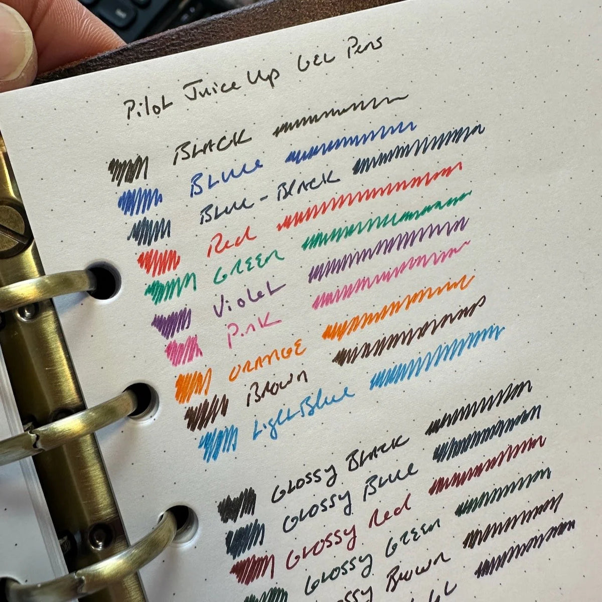 Pilot Juice Up Gel Pen Writing Samples