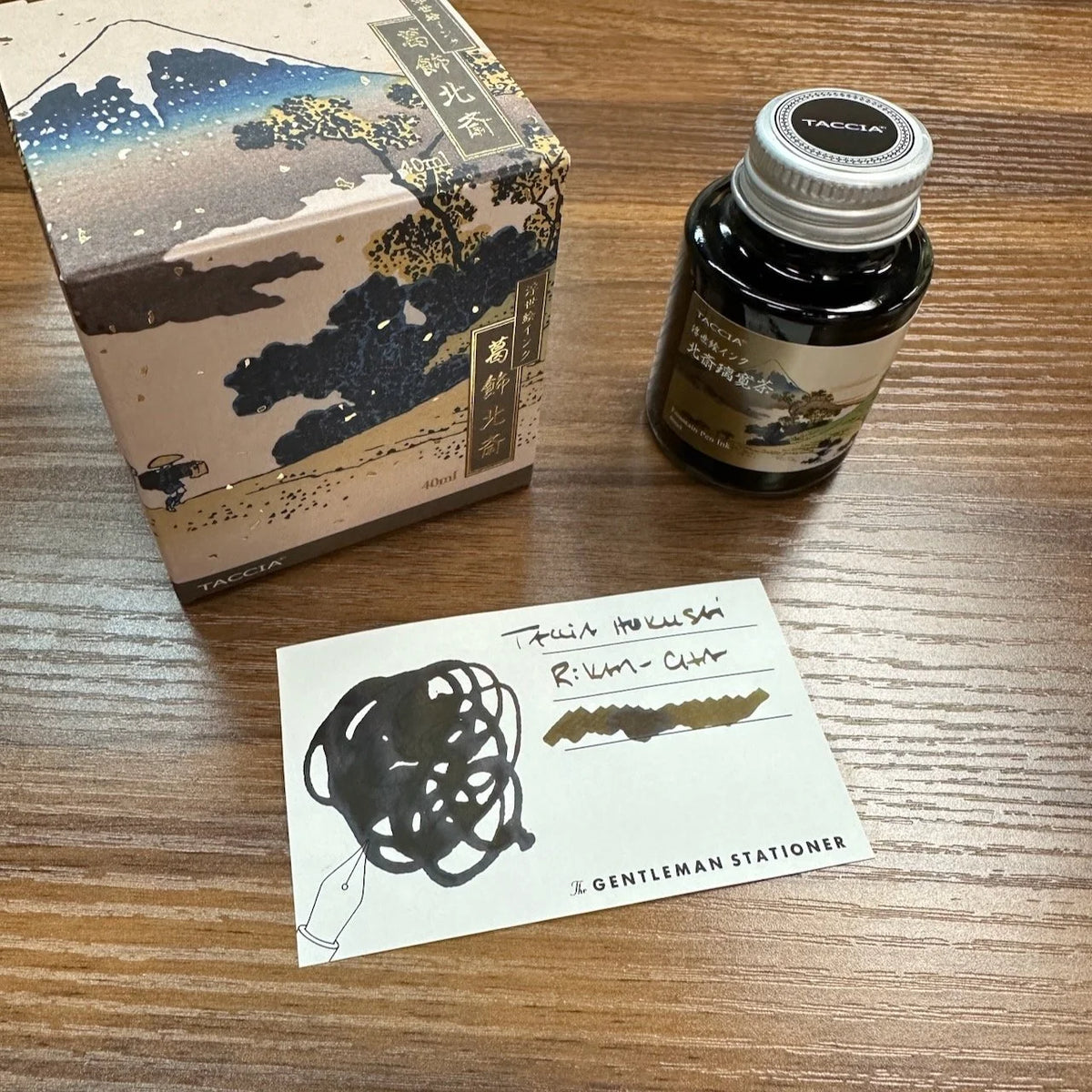 Taccia Ukiyo-e Fountain Pen Ink Series 4 Hokusai Rikan-Cha
