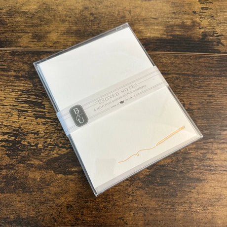 Belle & Union Notecards featuring letterpress icons (Pencil writing a line)