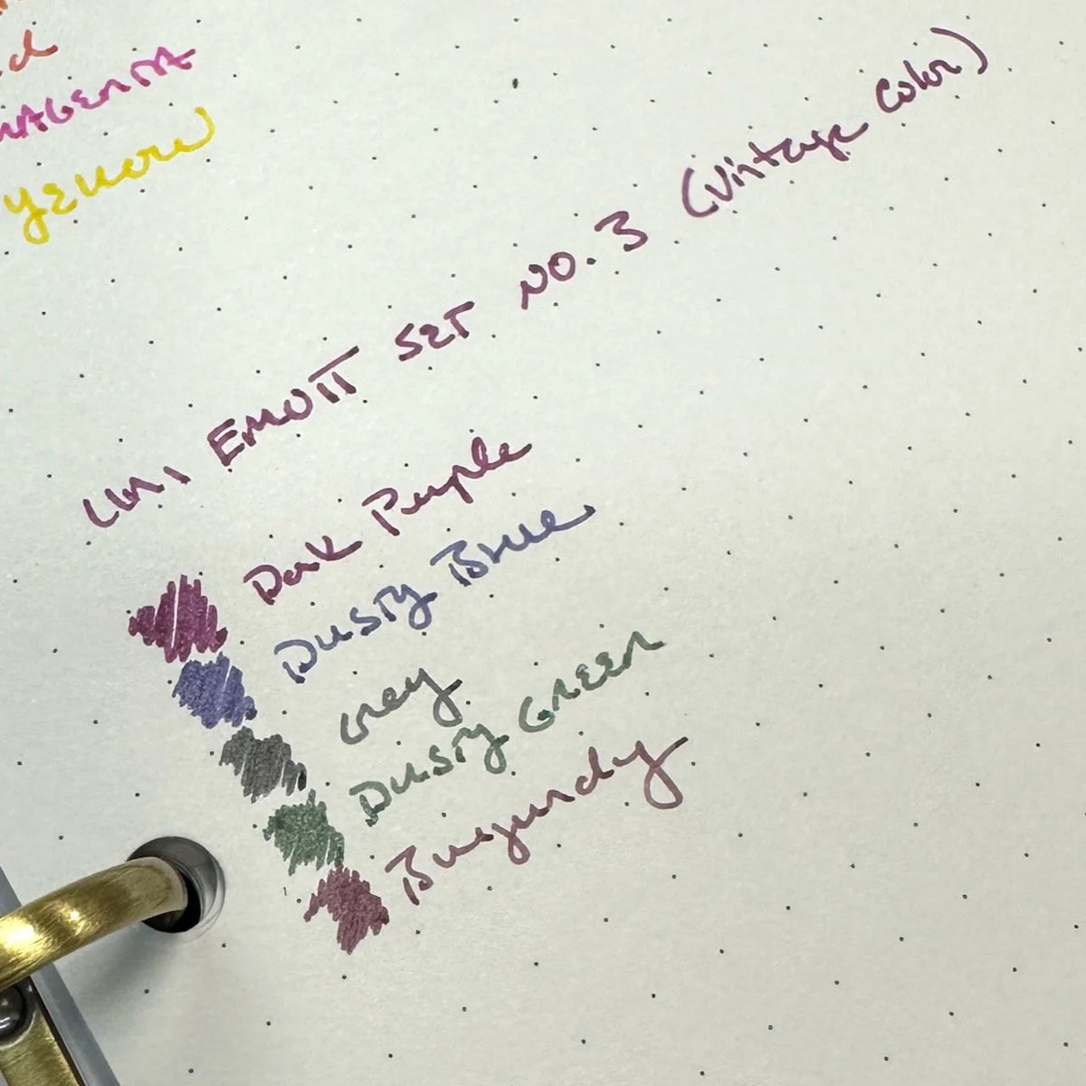 Uni EMOTT Fineliner Sets