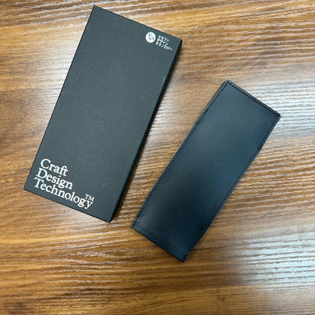 Craft Design Technology Leather two-pen sleeves Black
