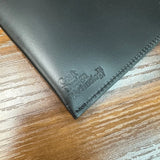 Craft Design Technology Leather Clutch Portfolio Black Engraving