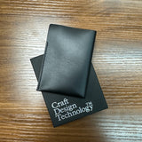 Craft Design Technology Leather Card Case Wallets Black on Desk