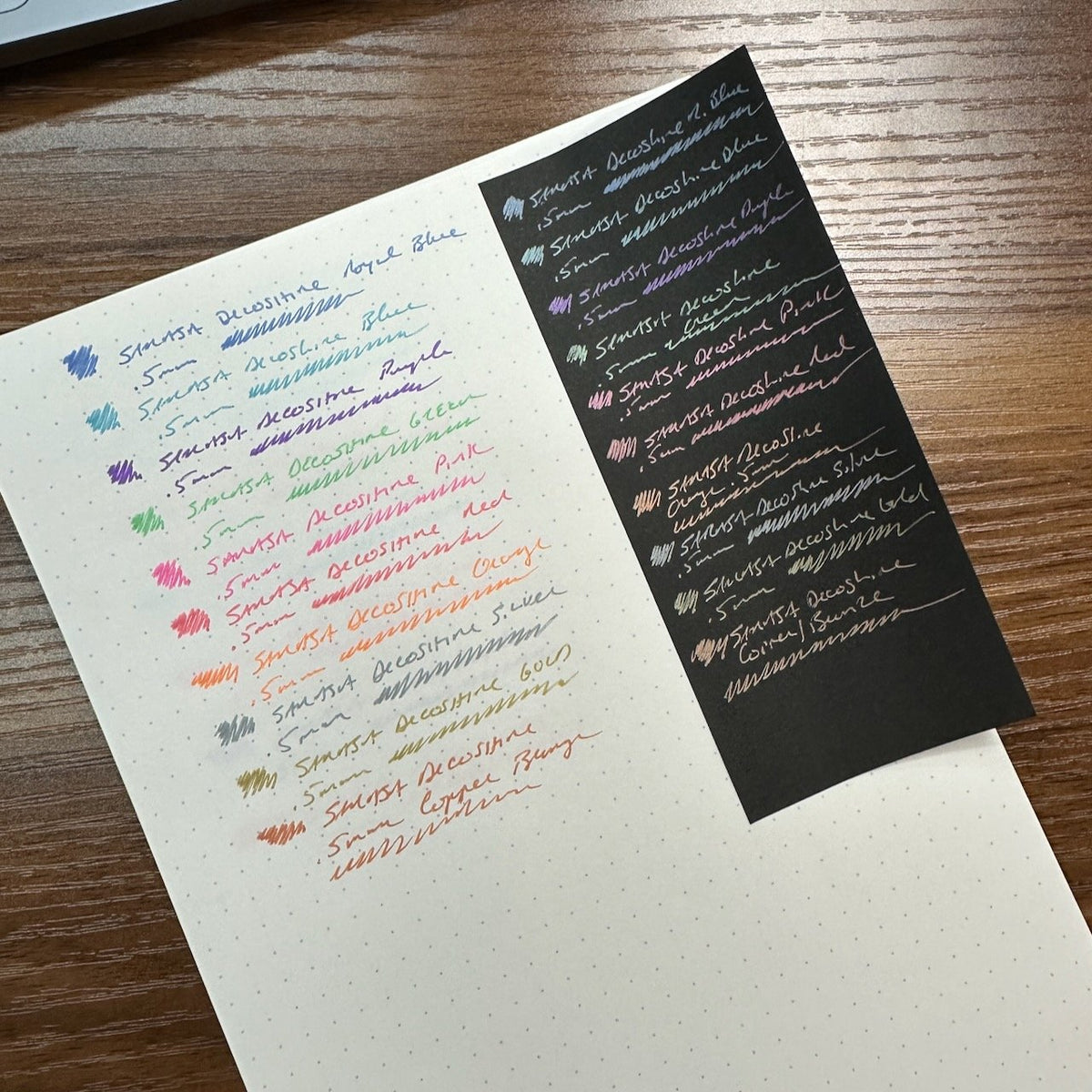 Zebra Sarasa Clip Gel Pens / Decoshine Line