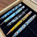 Retro 51 Tornado Rollerball Pens Rescue Series Pens Displayed in Tray
