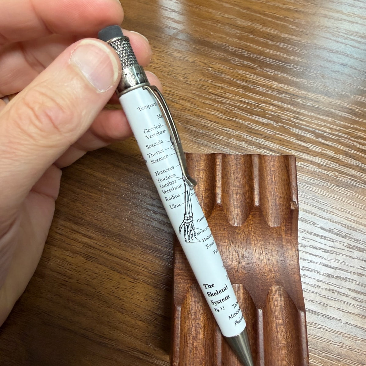 Retro 51 Mechanical Pencils Dr. Gray Pencil Alternate Standing View