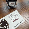 TGS 12th Anniversary Classic Burgundy Ink Swatch (Tono & Lims Ink)