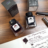 TGS x Tono & Lims 12th Anniversary Inks Classic Burgundy and Black Shimmer