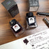 TGS x Tono & Lims 12th Anniversary Inks Classic Burgundy and Black Shimmer