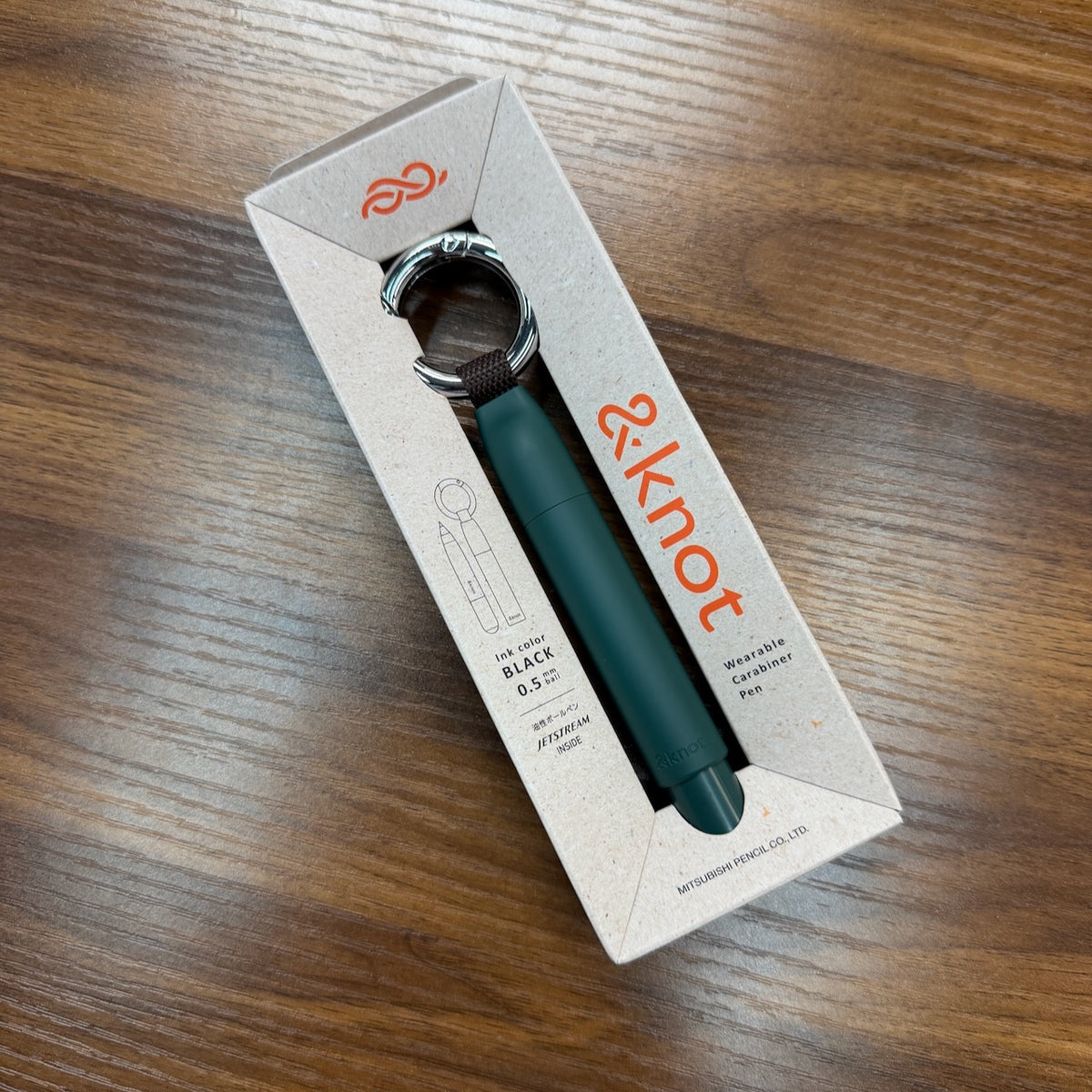Uni &Knot Go-Anywhere Ballpoint Pen Green