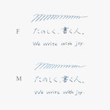 Kakimori Matte Black Fountain Pen Fine and Medium Nib Writing Samples