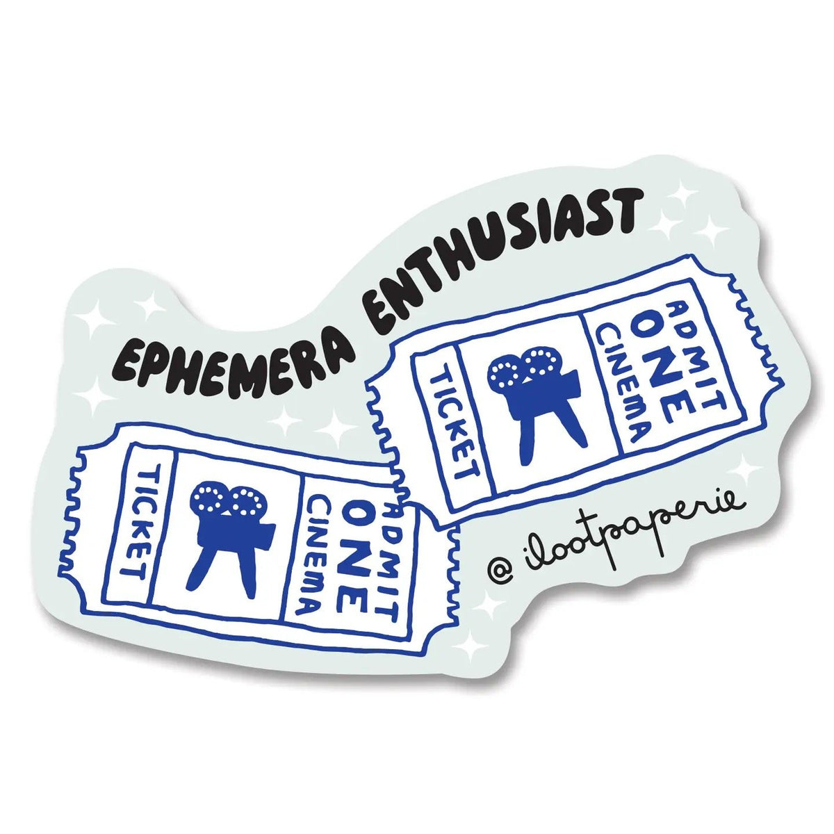 Ephemera Enthusiast Vinyl Sticker