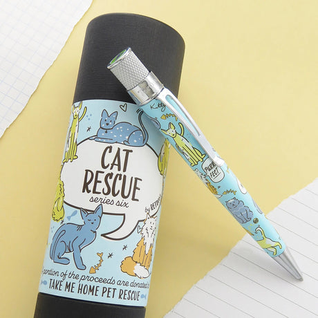 Retro 51 Tornado Rollerball Pens Rescue Series Pens Cat Rescue Series 6 Packaging