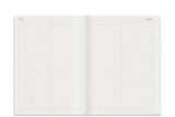 Interior of Wonderland222 B6 Notebook Key and Index pages with grid layout and page numbers.