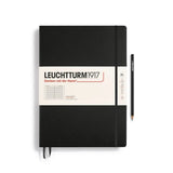 Leuchtturm 1917 A4 Master Hardcover Notebook Black Lined