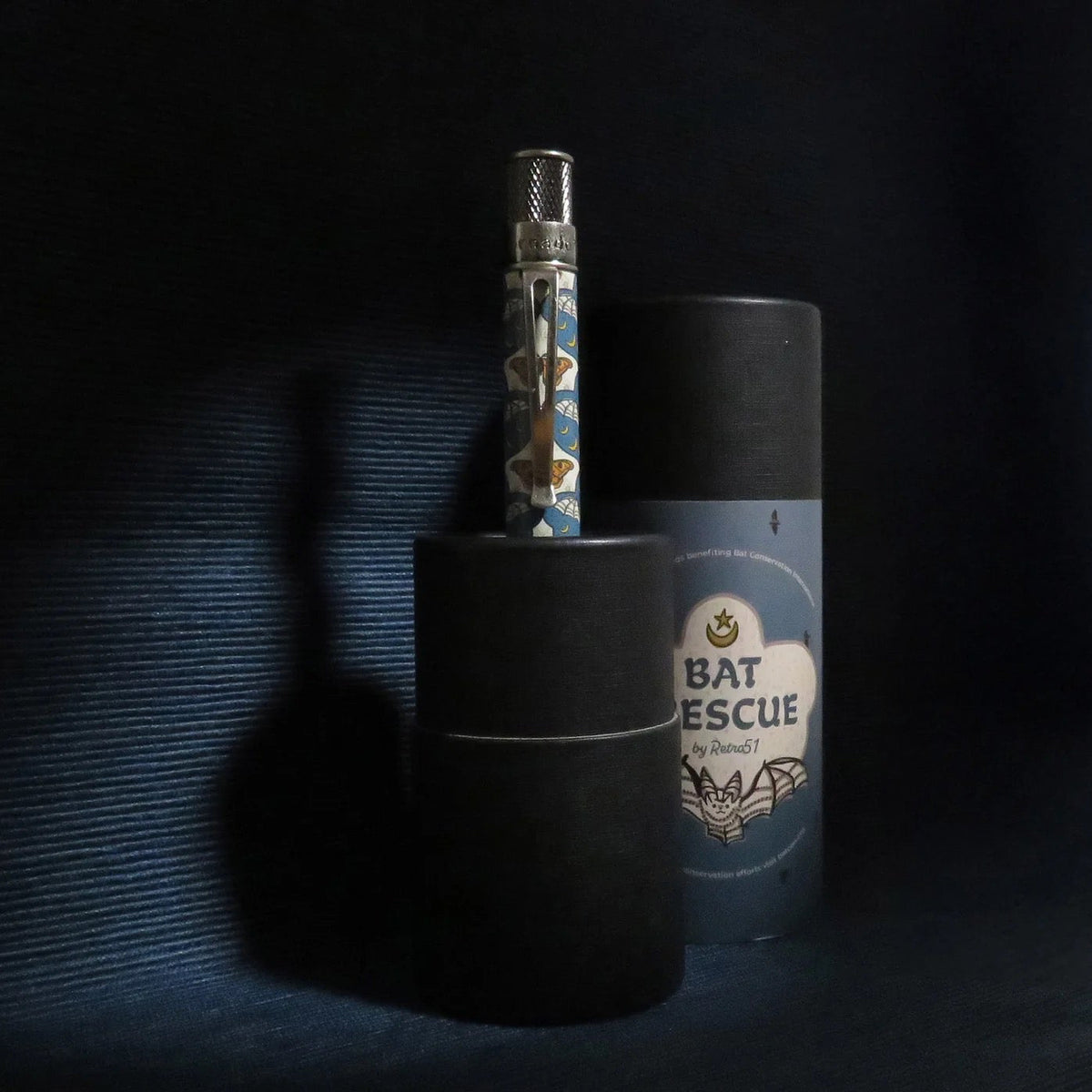 Retro 51 Tornado Rollerball Pens Rescue Series Pens Bat Rescue Packaging