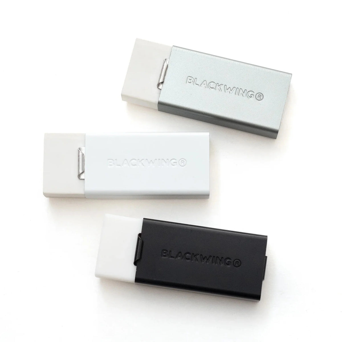 Blackwing Handheld Eraser in three finishes