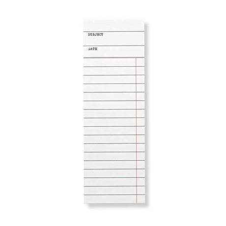 Vintage Library Bookmark Cards (Set of 50)