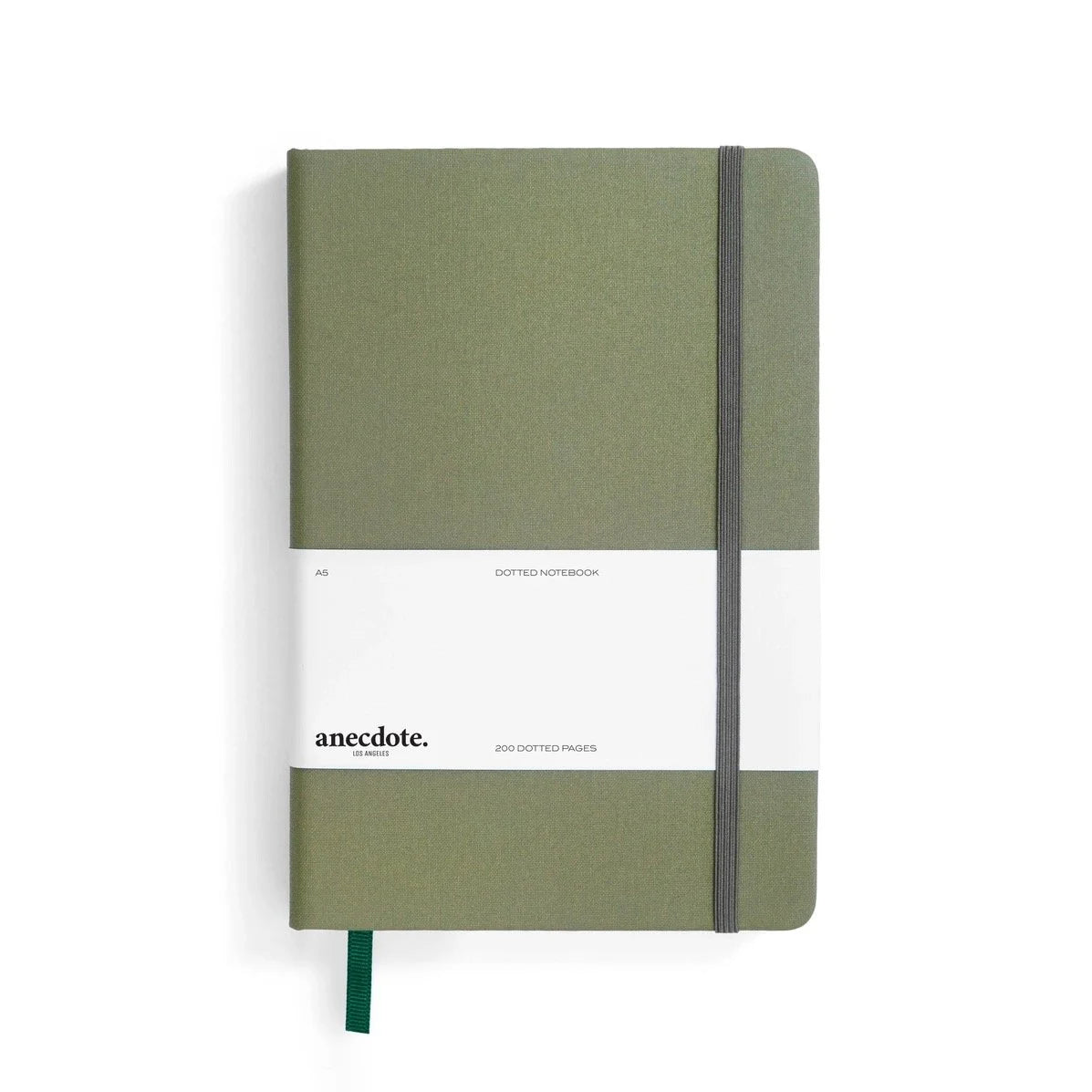 Anecdote Goods "The Journal" A5 Hardcover Notebook Olive Dot
