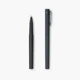 Kakimori Matte Black Aluminum Ballpoint Pen Uncapped