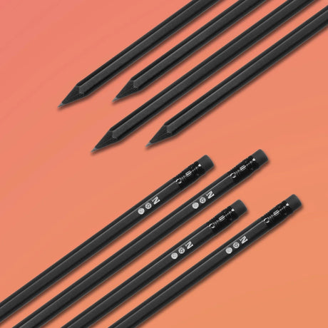 Notsu All-Black No. 2 Pencil Set