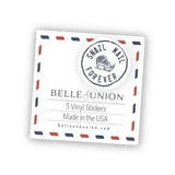 Belle & Union Postmark Stickers to seal letters