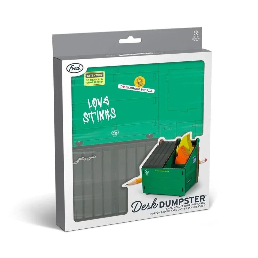 Fred & Friends Desk Dumpster Desk Caddie Packaging