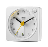 Braun Small Travel Alarm Clock White