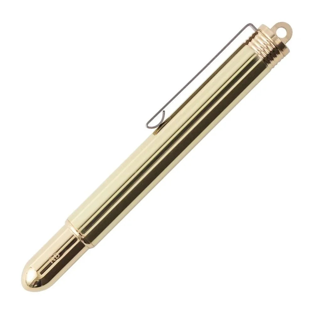 TRAVELER'S Company Brass Rollerball Pen Closed
