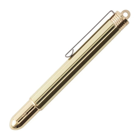 TRAVELER'S Company Brass Rollerball Pen Closed